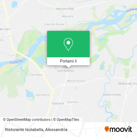 Mappa Ristorante Isolabella