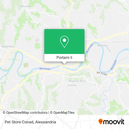 Mappa Pet Store Conad