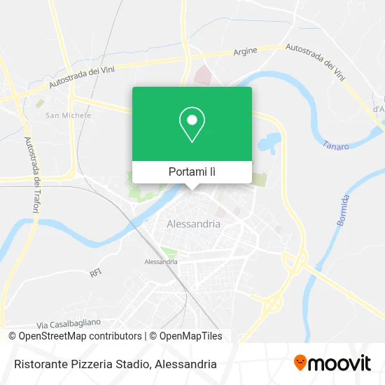 Mappa Ristorante Pizzeria Stadio
