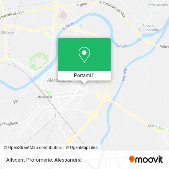Mappa Allscent Profumerie