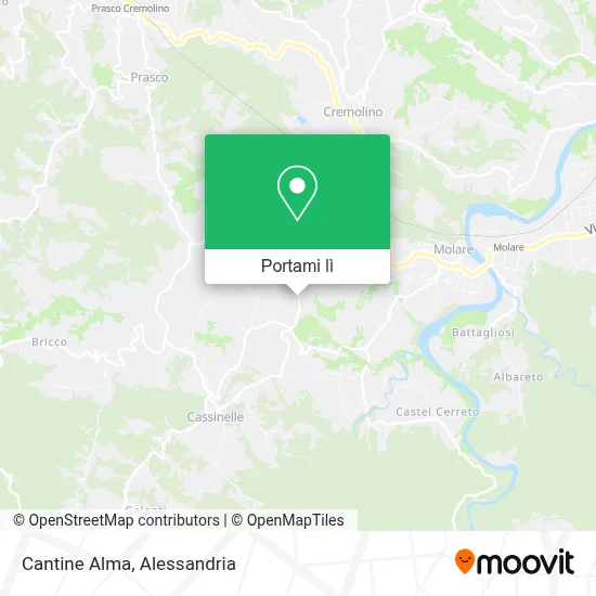 Mappa Cantine Alma