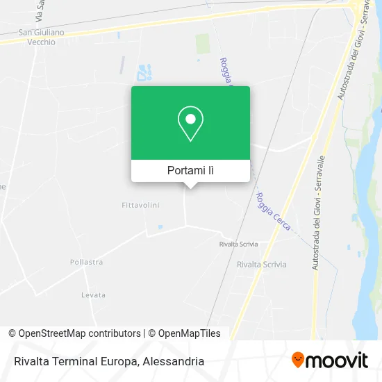 Mappa Rivalta Terminal Europa