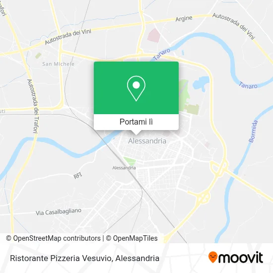 Mappa Ristorante Pizzeria Vesuvio