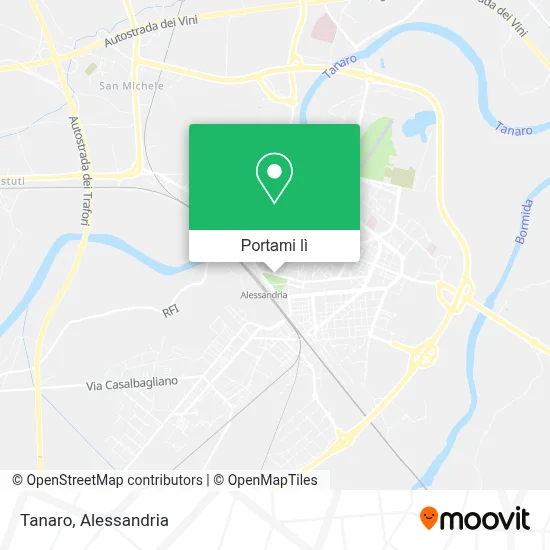 Mappa Tanaro