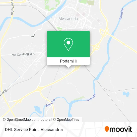 Mappa DHL Service Point