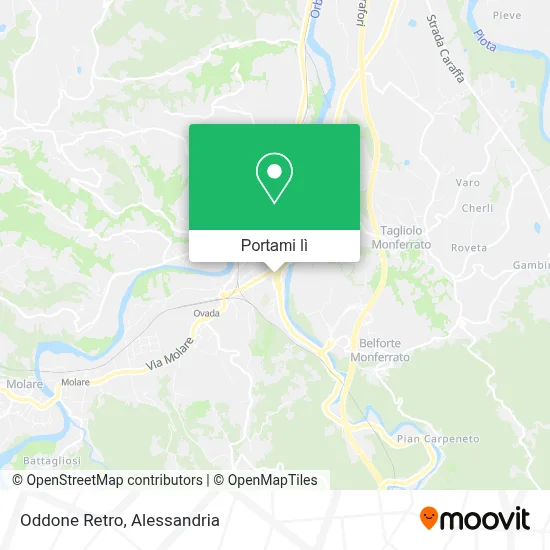 Mappa Oddone Retro