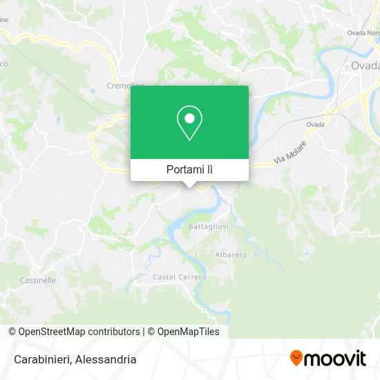 Mappa Carabinieri