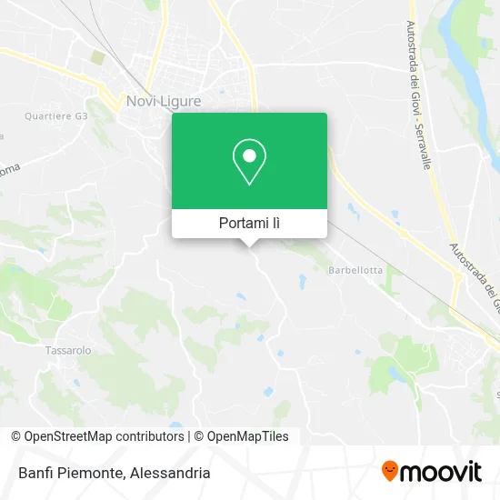 Mappa Banfi Piemonte