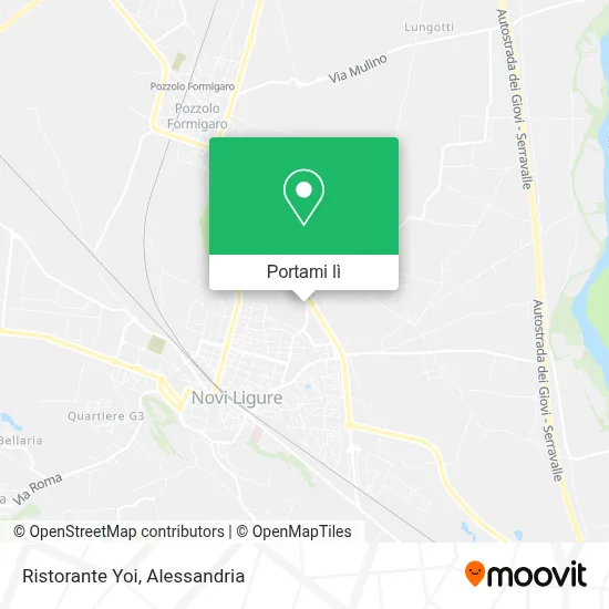Mappa Ristorante Yoi