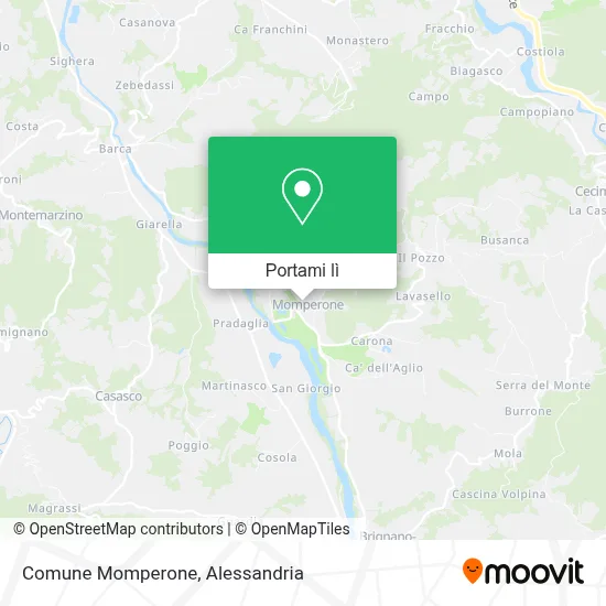 Mappa Comune Momperone