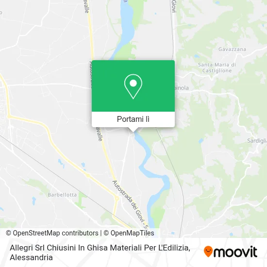 Mappa Allegri Srl Chiusini In Ghisa Materiali Per L'Edilizia