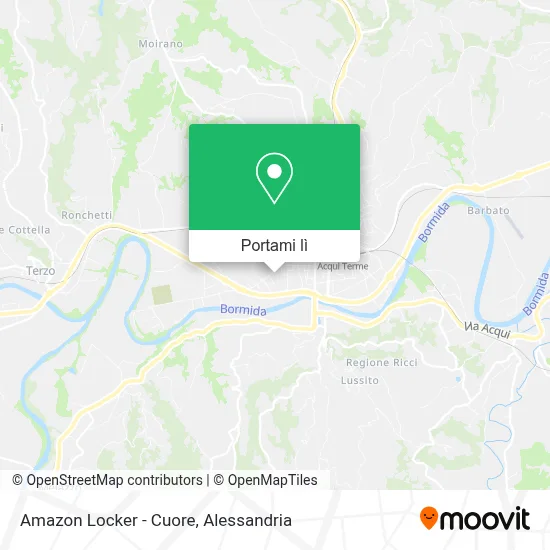 Mappa Amazon Locker - Cuore