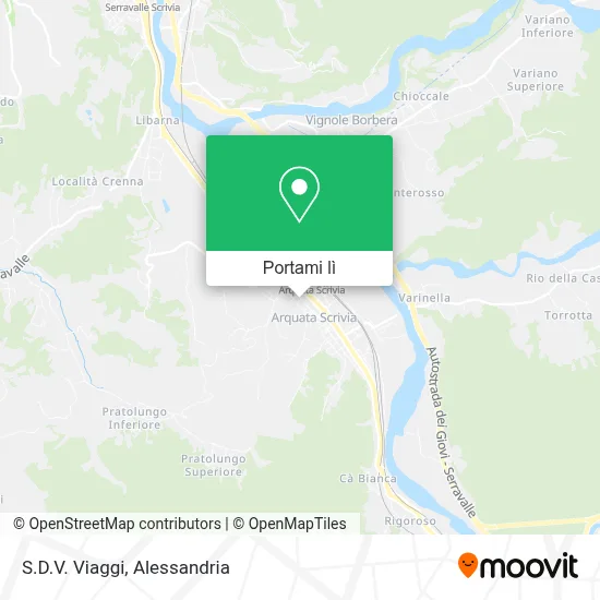 Mappa S.D.V. Viaggi