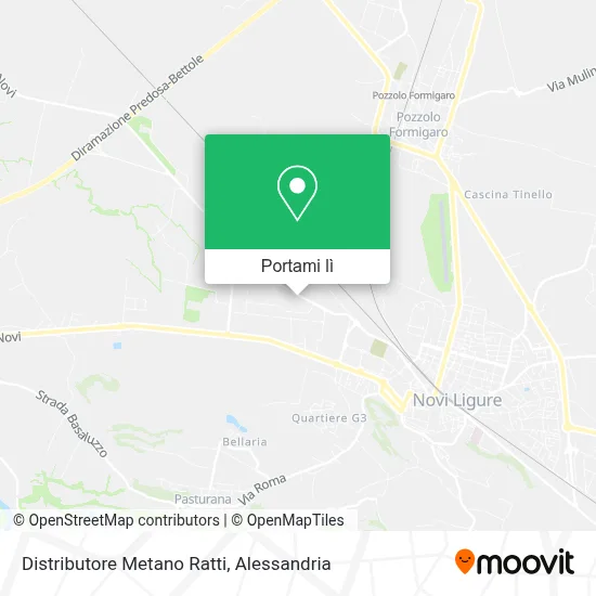 Mappa Distributore Metano Ratti