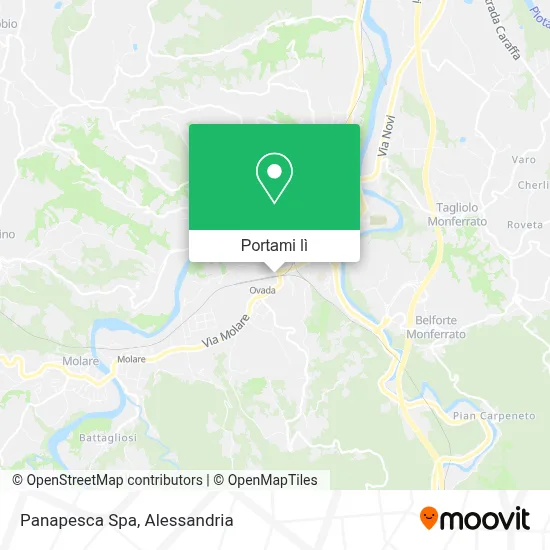 Mappa Panapesca Spa