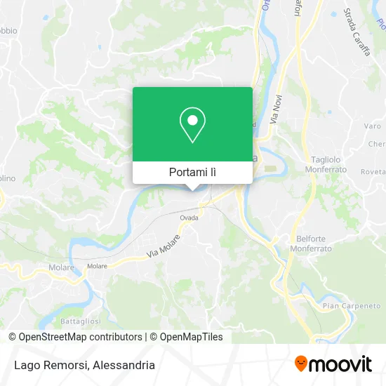 Mappa Lago Remorsi