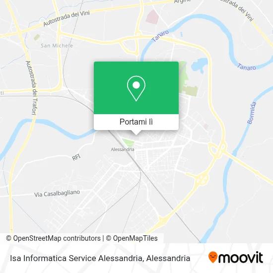 Mappa Isa Informatica Service Alessandria