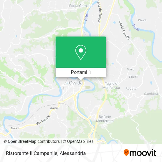 Mappa Ristorante Il Campanile