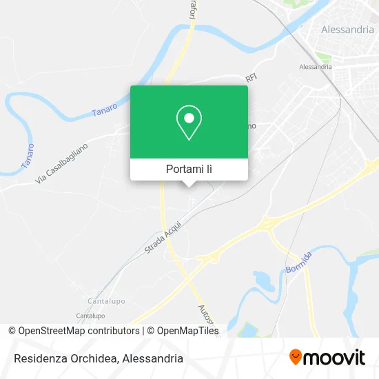 Mappa Residenza Orchidea