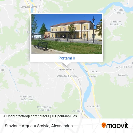 Mappa Stazione Arquata Scrivia