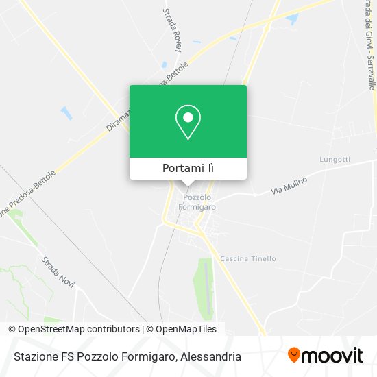 Mappa Stazione FS Pozzolo Formigaro