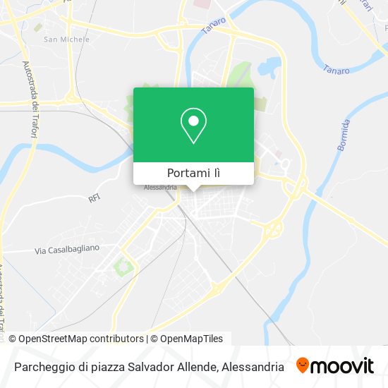 Mappa Parcheggio di piazza Salvador Allende