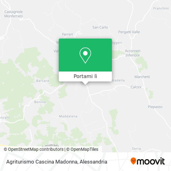 Mappa Agriturismo Cascina Madonna