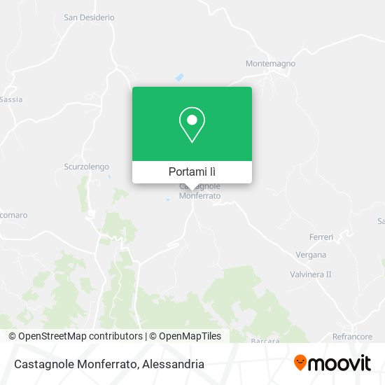 Mappa Castagnole Monferrato