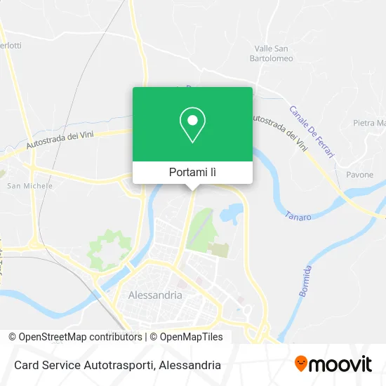Mappa Card Service Autotrasporti