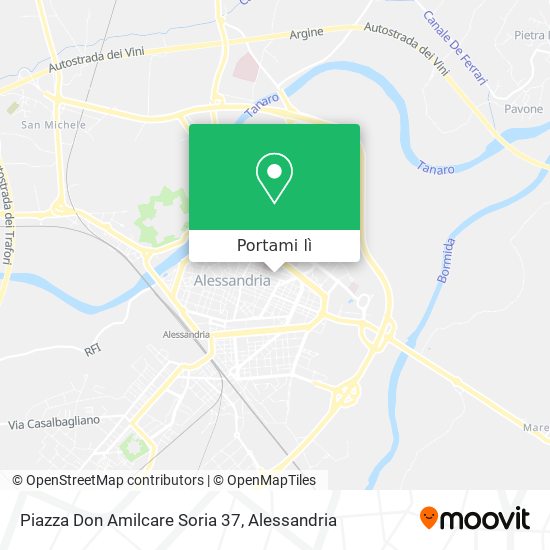 Mappa Piazza Don Amilcare Soria 37