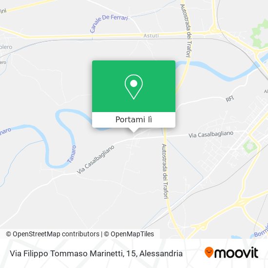 Mappa Via Filippo Tommaso Marinetti, 15