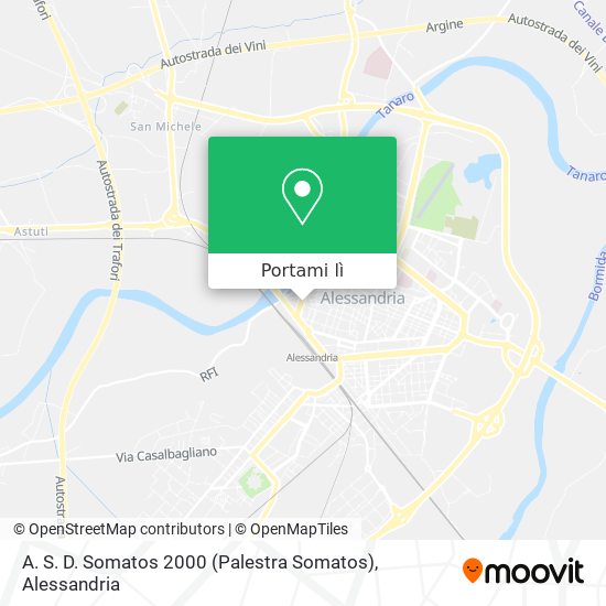 Mappa A. S. D. Somatos 2000 (Palestra Somatos)