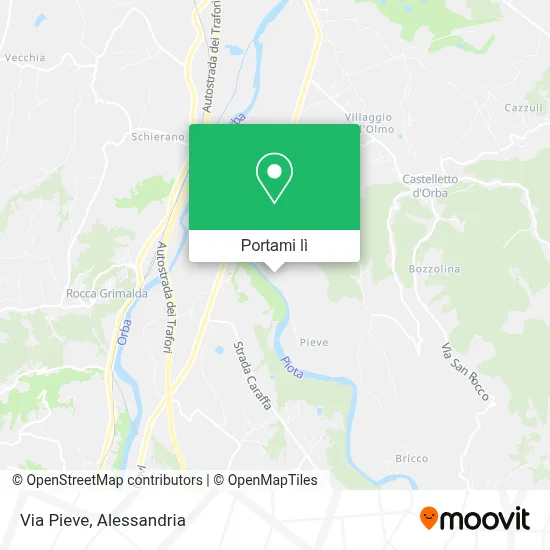 Mappa Via Pieve