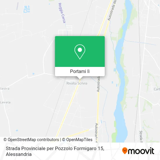 Mappa Strada Provinciale per Pozzolo Formigaro 15