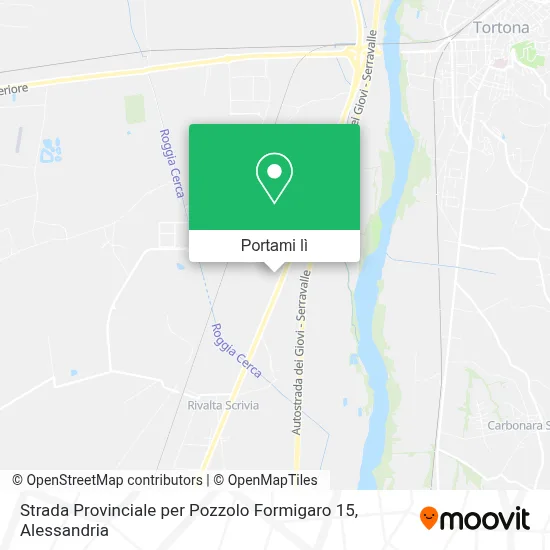 Mappa Strada Provinciale per Pozzolo Formigaro 15