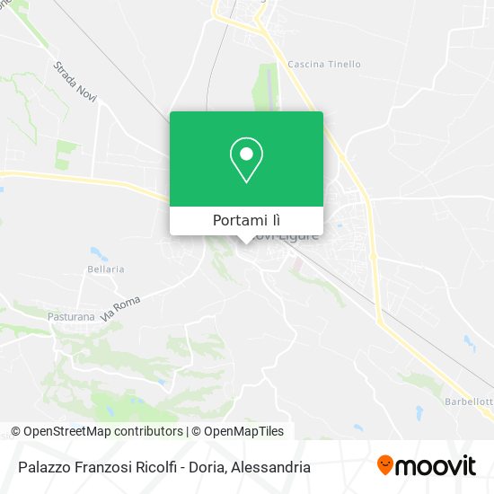 Mappa Palazzo Franzosi Ricolfi - Doria