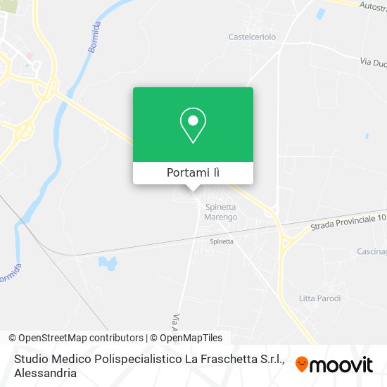Mappa Studio Medico Polispecialistico La Fraschetta S.r.l.