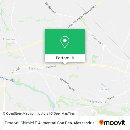 Mappa Prodotti Chimici E Alimentari Spa Pca