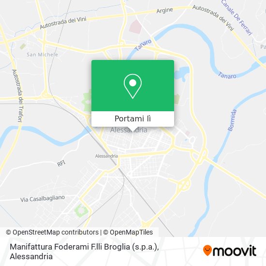 Mappa Manifattura Foderami F.lli Broglia (s.p.a.)