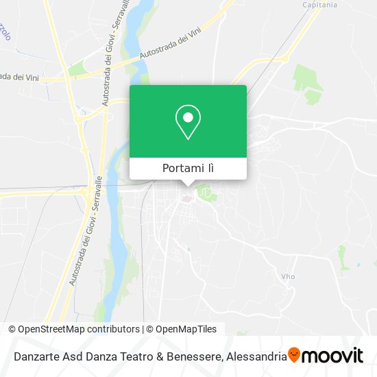 Mappa Danzarte Asd Danza Teatro & Benessere