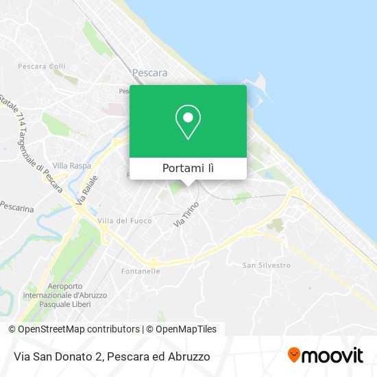 Mappa Via San Donato  2