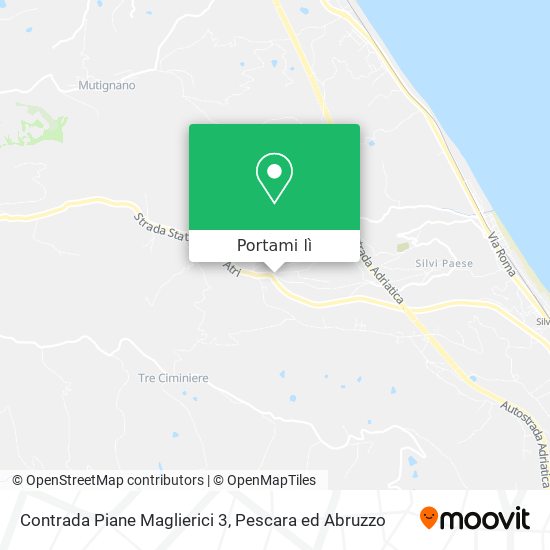 Mappa Contrada Piane Maglierici  3