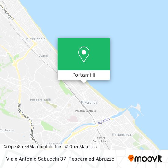 Mappa Viale Antonio Sabucchi  37