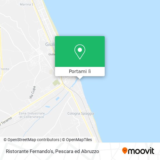 Mappa Ristorante Fernando's