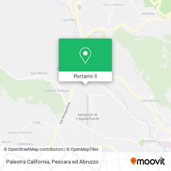 Mappa Palestra California