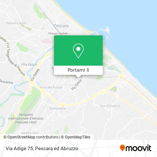 Mappa Via Adige  75