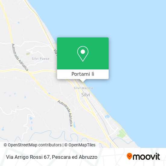 Mappa Via Arrigo Rossi  67