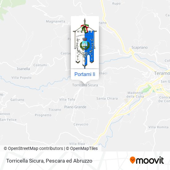 Mappa Torricella Sicura