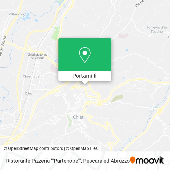 Mappa Ristorante Pizzeria ""Partenope""