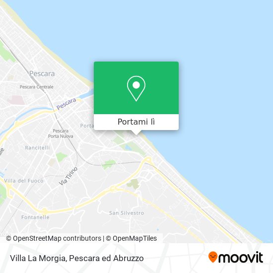 Mappa Villa La Morgia
